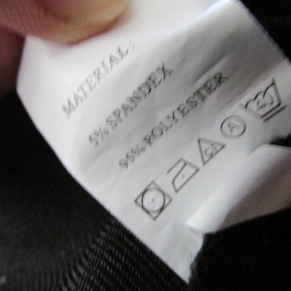 Open Front Blazer Jacket Womens Size 7 Black Fake Front Pocket Long Sleeve Coat - Picture 5 of 6